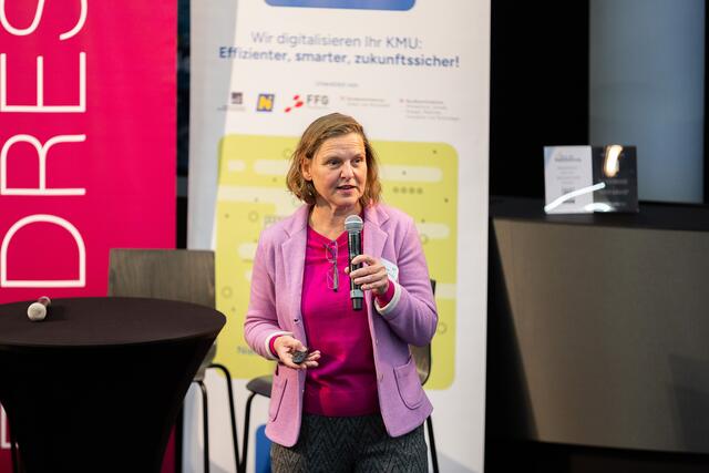 Sibylle Moser, Leiterin des E³UDRES² Center for Culture and Creativity an der FH St. Pölten. | Foto: Max Peternell