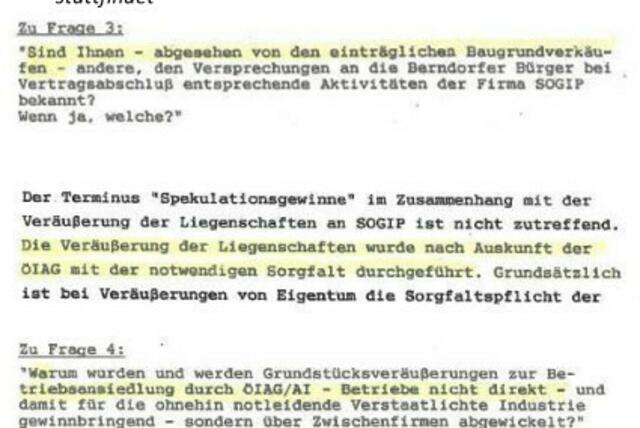 Auszug Anfragebeantwortung 2816/AB XVIII GP | Foto: zVg