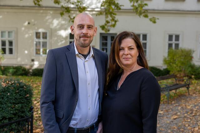 Listenplatz zwei Thomas Graffelner und Spitzenkandidatin Sabine Pengl. | Foto: NEOS