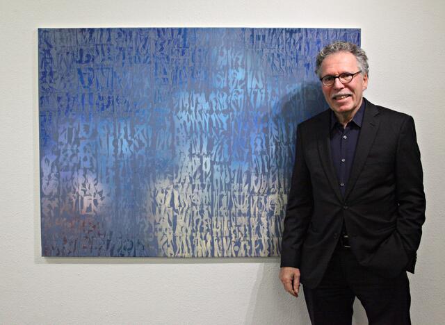 Elmar Peintner bietet in der Jubiläumsausstellung eindückliche Werke in neuer Technik und Bildsprache.