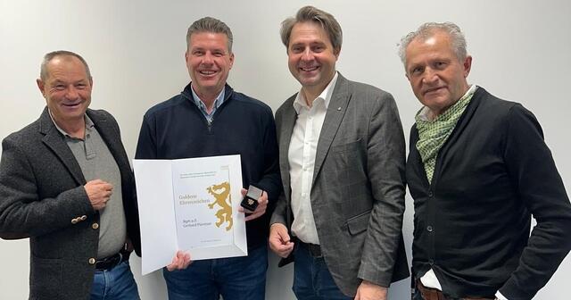 Johann Hutter, Gerhard Pürstner, Gerald Holler, Rudolf Hrubisek (v.l.) | Foto: ÖVP
