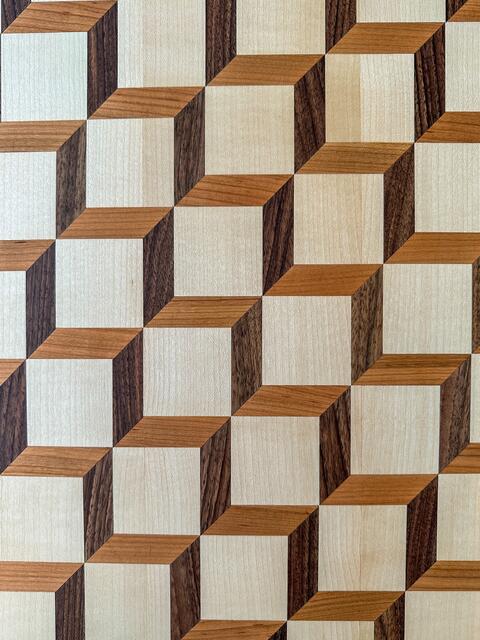 Ein echter Hingucker: Das 3D-Muster auf dem Werkzeugschrank von Julian van der Smagd. | Foto: Julian van der Smagd