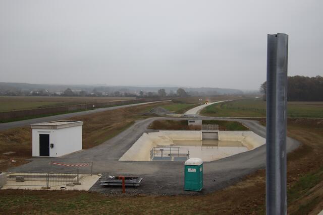 Eine der elf Gewässerschutzanlagen, hier auf Heiligenkreuzer Hotter. | Foto: Martin Wurglits