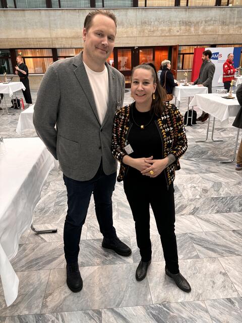 Monika Taboga (Leiterin AMS St. Pölten) mit ihrem Gatten ( Primak ) | Foto: Tanja Handlfinger