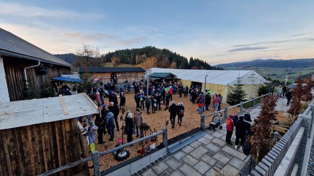 Weihnachtsmarkt im Hoamatladen. | Foto: Kralik 