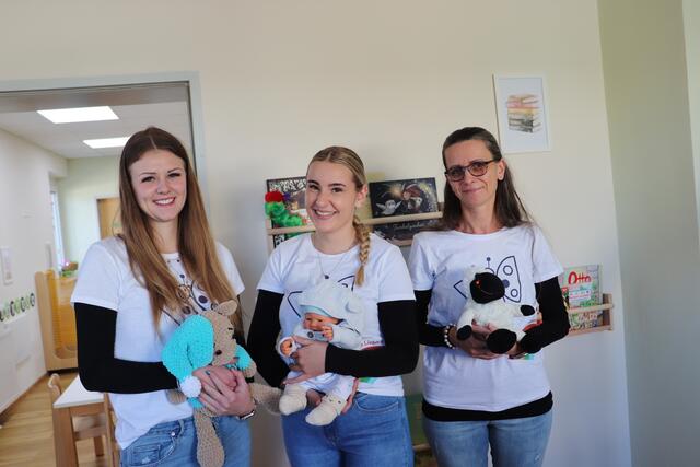 Iris Schmölzer , Julia Adam und Dagmar Farkas betreuen den neuen Kindergarten in Lieboch | Foto: Edith Ertl