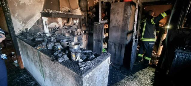 Einen Küchenbrand gab es in Krensdorf. | Foto: Feuerwehr Krensdorf