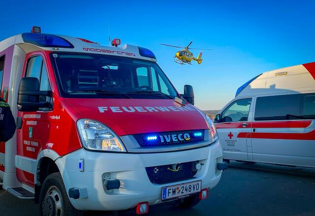 Der Rettungshubschrauber Christophorus 12 wurde angefordert. | Foto: FF Mooskirchen