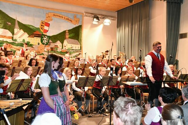 Erster großer Auftritt beim Herbstkonzert, Kpm. Boštjan Dimnik mit dem MV Lassnitz bei Murau. | Foto: Anita Galler