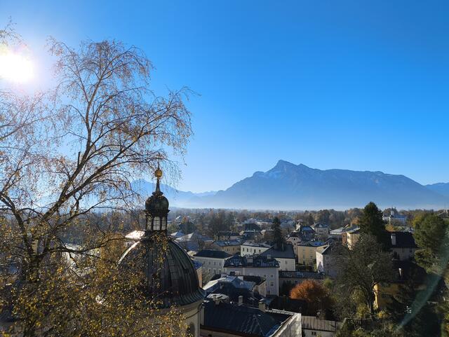 Ausblick auf den Untersberg  | Foto: Martina Laserer 
