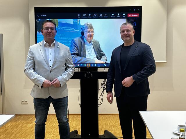 Christian Haberhauer, Peter Biwald und Dominik Hörlezeder