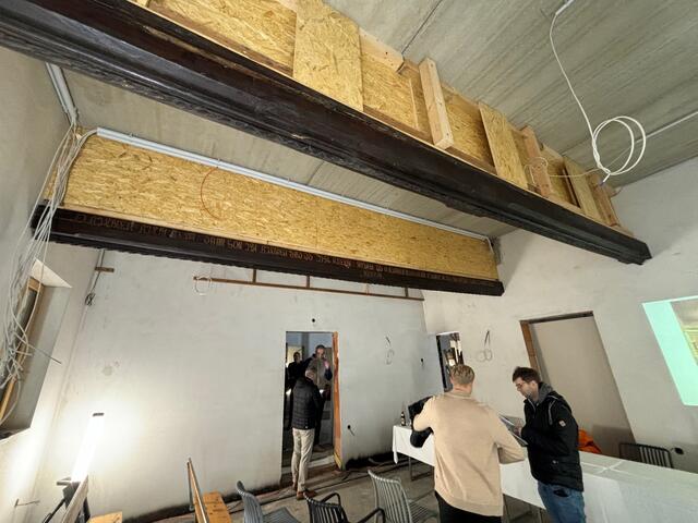 Bilder von der Baustelle am 16. November. | Foto: MeinBezirk Perg