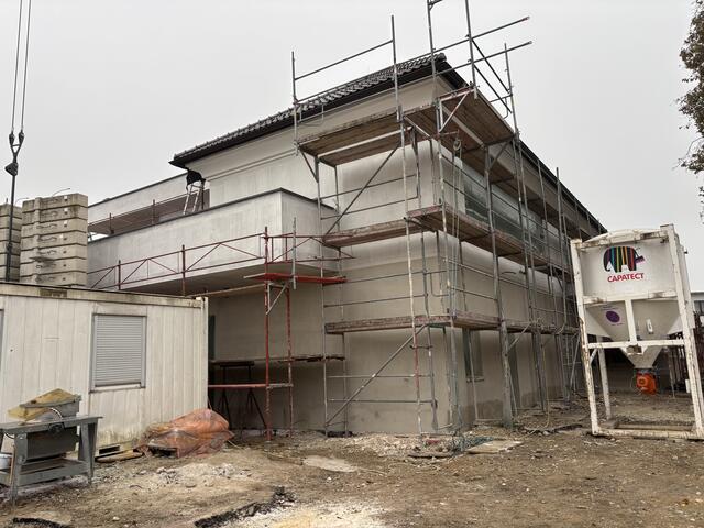 Bilder von der Baustelle am 16. November. | Foto: MeinBezirk Perg