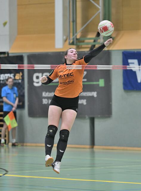 Angreiferin Katharina Gahleitner. | Foto: Manfred Lindorfer