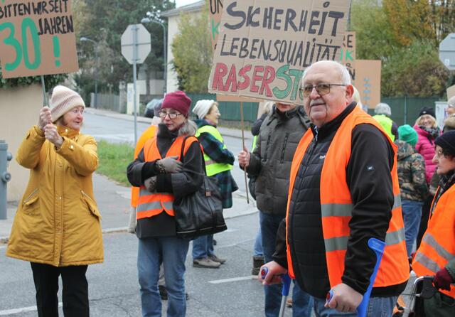 Ernst Paleta von Pro23 war bei der Kundgebung dabei.  | Foto: Pro23