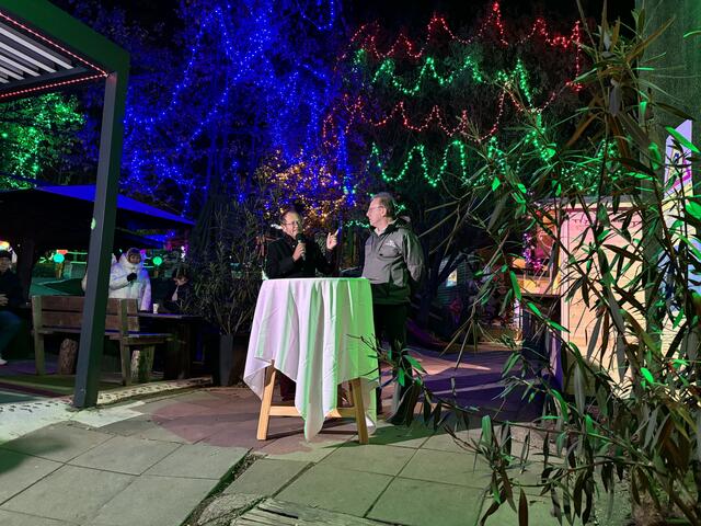 ORF-Moderator Erich Fuchs mit Parkbetreiber Markus Ulrich (r.) | Foto: MeinBezirk