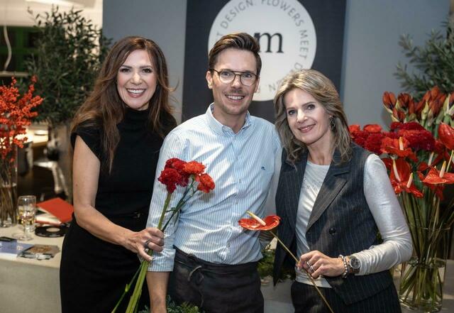 Sängerin Maria Dengg, Florist Martin Keiler und Margit Böhmer