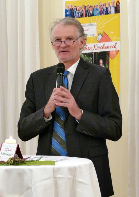Kircheneck-Leiter Robert Hautz bedankte sich im Zuge eines Festaktes. | Foto: Kircheneck