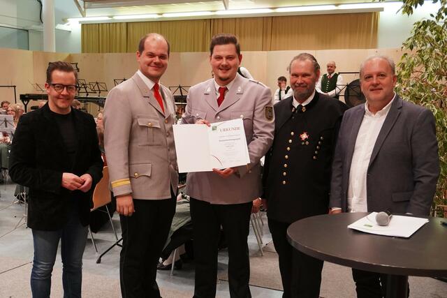 Urkundenverleihung in Pöls. Die Glasfabriks- und Stadtkapelle Bärnbach freut sich über 90,66 Punkte | Foto: Glasfabriks- und Stadtkapelle Bärnbach