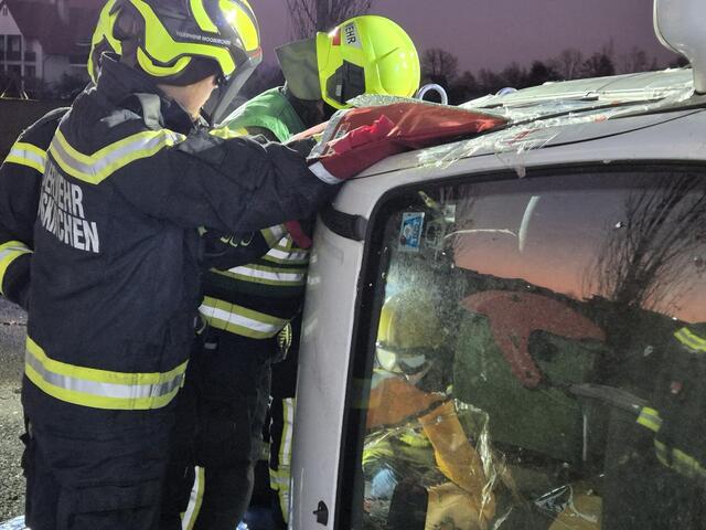 Die gesamte Mooskirchner Feuerwehr war im Übungseinsatz. | Foto: FF Mooskirchen