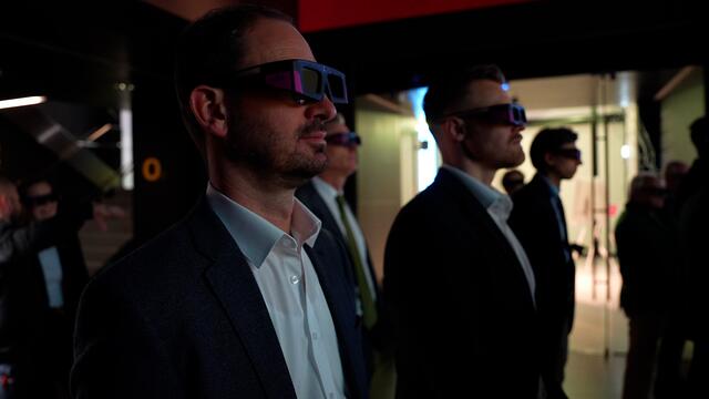 Nach dem Vortrag stand ein Rundgang durch die PALFINGER World auf dem Programm. 