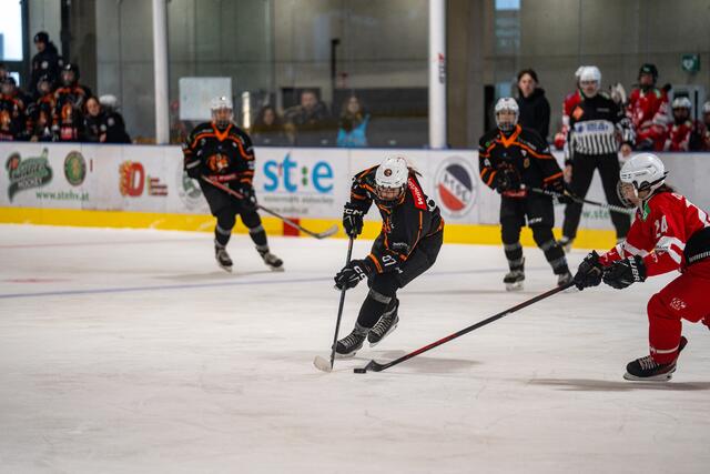 Die Huskies spielen in der höchsten europäischen Damen-Eishockey-Liga, aber noch vor weniger Publikum als ihre männlichen Kollegen.  | Foto: Christian Pirker