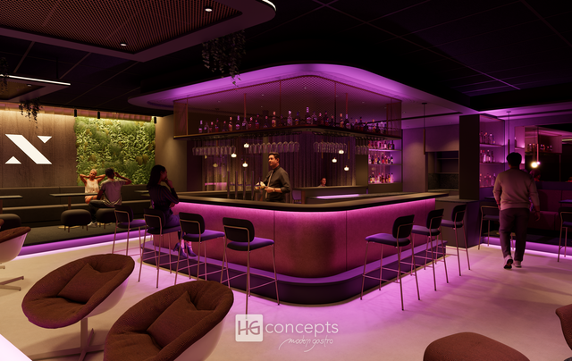 Visualisierung Lounge. | Foto: HG concepts/modern gastro