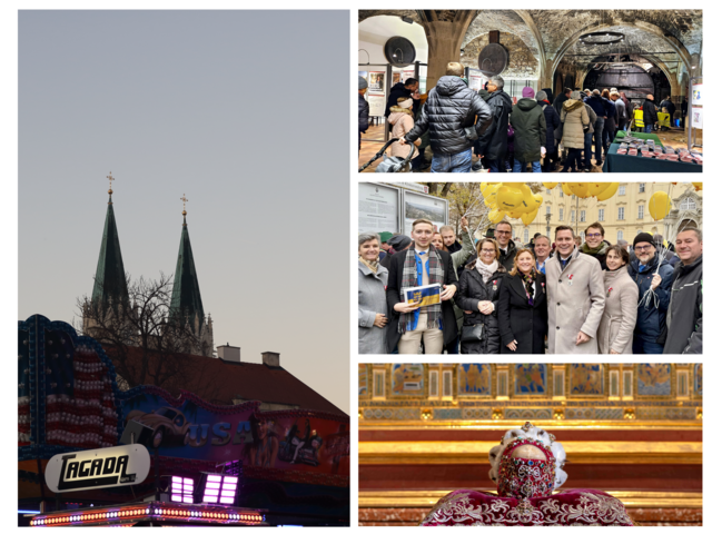 Bei Leopoldi konnten die Besucherinnen und Besucher nicht nur ausgelassen feiern. Das Wochenende bot auch viele Programmpunkte, um den Feiertag würdig und besinnlich zu begehen. | Foto: Fotocollage: Hanzmann/Stift Klosterneuburg, VP Klosterneuburg, Hans Ludwig, Seebacher