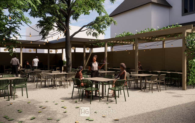 Visualisierung Gastgarten. | Foto: HG concepts/modern gastro
