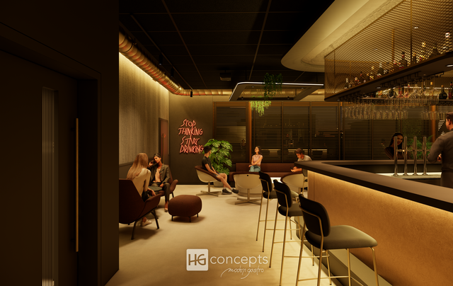 Visualisierung Lounge. | Foto: HG concepts/modern gastro