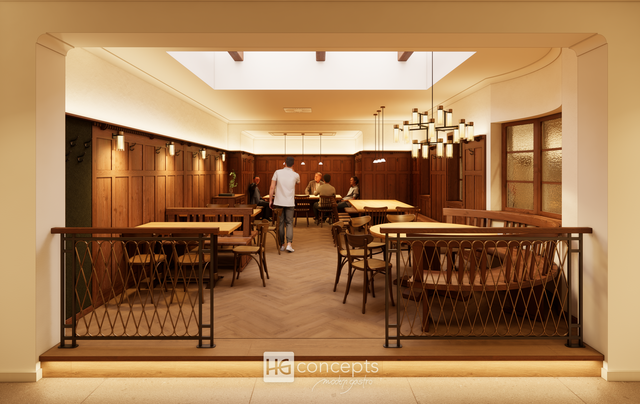 Visualisierung Gaststube. | Foto: HG concepts/modern gastro