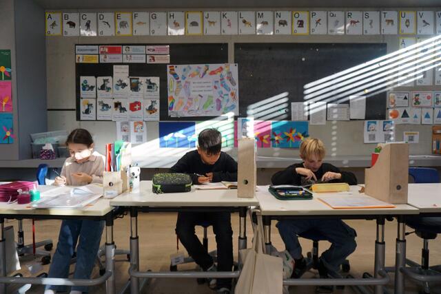 Mit einfachen Hilfsmitteln kann man den Schulalltag aller Kinder erleichtern. Wenn Kinder ihre Ruhe brauchen, können sie sich zum Beispiel mit Ordnern ein eigenes „Lernbüro" schaffen.  | Foto: PHT/Roner