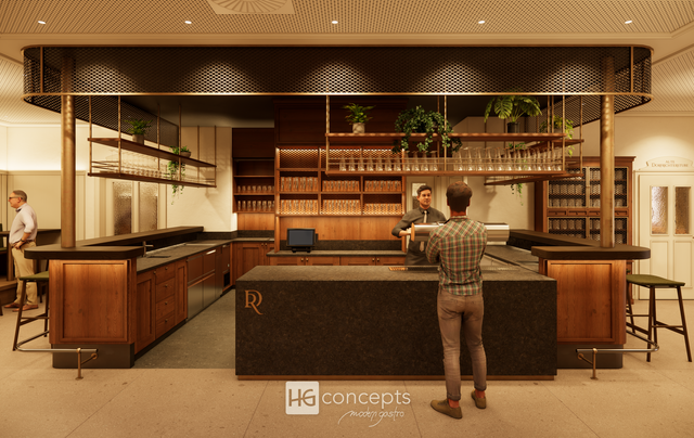 Visualisierung Bar. | Foto: HG concepts/modern gastro