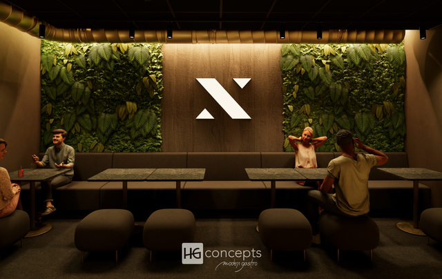 Visualisierung Lounge. | Foto: HG concepts/modern gastro