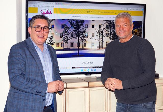 Bürgermeister Gerhard Köfer (rechts) mit dem Sport- und Jugendreferenten Christoph Staudacher | Foto: eggspress