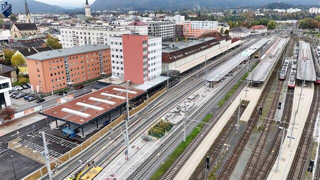 Fortschritt der Umbauarbeiten am Hauptbahnhof Villach. | Foto: KASTNER ZT-GmbH