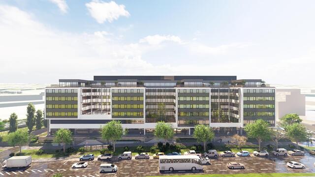 Nach der Baubewilligung soll der Bau 2025 starten und Ende 2027 abgeschlossen sein. (Rendering) | Foto: Green Finance Group AG