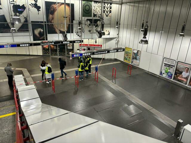 Die Station Südtiroler Platz/Hauptbahnhof bleibt bis auf Weiteres gesperrt. | Foto: Tamara Winterthaler/MeinBezirk