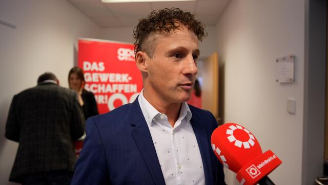 Michael Wörthner, Vorsitzender der GPA Salzburg. | Foto: Stefan Schubert
