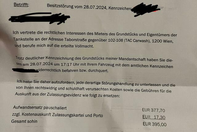 Ein Nutzer des Reddit-Forums präsentiert sein Klagschreiben. Auch auf Google mehren sich solche Nachrichten bei der Tankstellen-Bewertung. | Foto: Reddit/Benutzer: mitzikatzi
