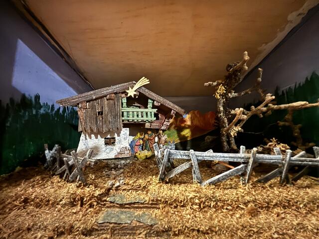 Bei uns in der Region ist die alpenländische Krippe verbreitet, heutzutage sind im Pinzgau aber auch immer mehr moderne Krippen zu finden. | Foto: Sarah Braun