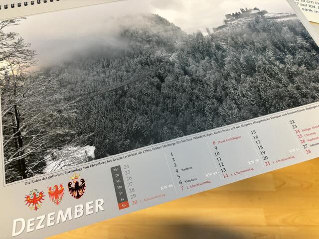 Das Dezemberblatt gehört im 2025er-Kalender dem Bataillon Ehrenberg.