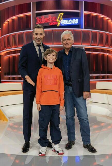 Kai Pflaume, Konstantin, Rainhard Fendrich. | Foto: NDR/Thorsten Jander