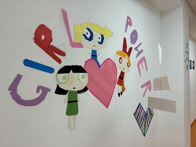 Hier das Werk "Girl Power". | Foto: Lisa Kammann
