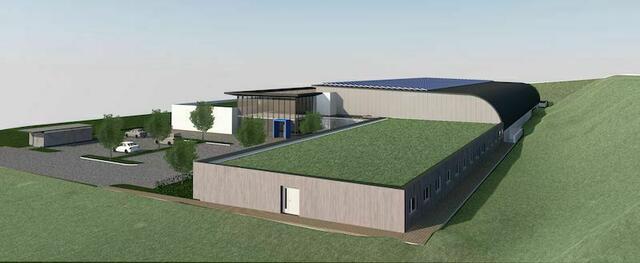 Der Plan für das Eissportzentrum in Ferlach.  | Foto: HTC/Ganzjahres Eishalle Ferlach