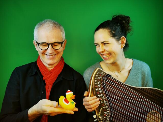 Rudi Hausmann und Lisa Trattner bieten einen musikalischen und besinnlichen Nachmittag.  | Foto: Anita Zieher 