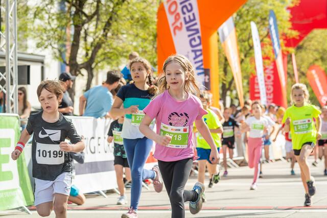 Alle Kinder waren mit einem Lächeln und Motivation am Start. | Foto: RegionalMedien/Newfish