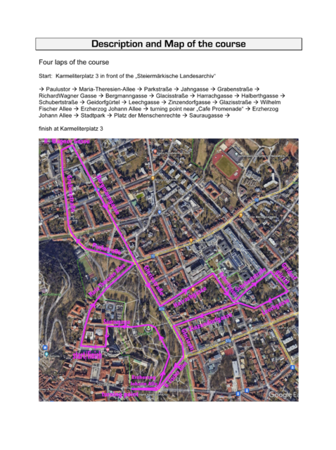 Das ist die Strecke für den Halbmarathon 2025. | Foto: Hikimus