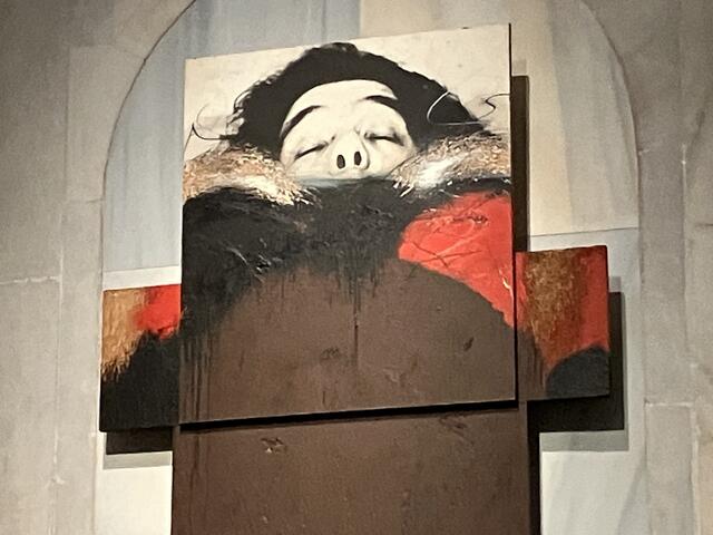 Arnulf Rainer, Selbstbegräbnis oder Christusleid, Christusfreud? | Foto: Stockmann