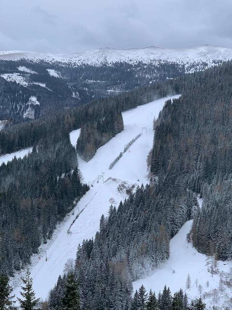 Auch am Salzstiegl schaute der Schnee vorbei, das macht Lust auf Skifahren und Rodeln. | Foto: Salzstiegl